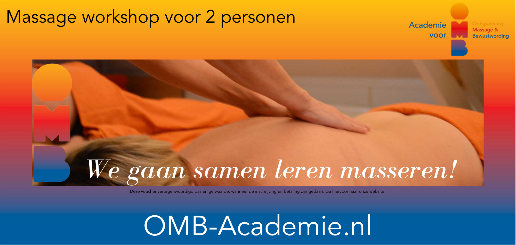 Prive Workshop Massage Voucher afbeelding