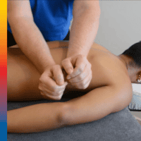 Strijken met onderarmen, een techniek uit de Vervolgcursus massage