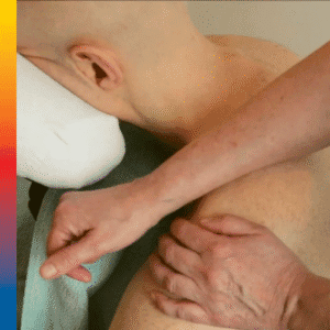 Stoelmassage met massageolie incl. praktijkles